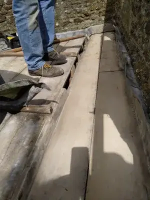Tower lead roof work november 2024