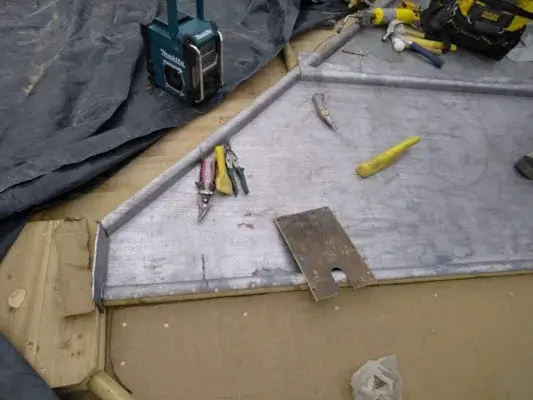 Tower roof lead work