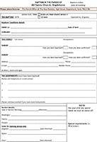 Baptism Form