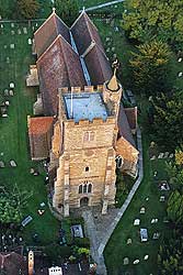 Aerial view of All Saints Church 1