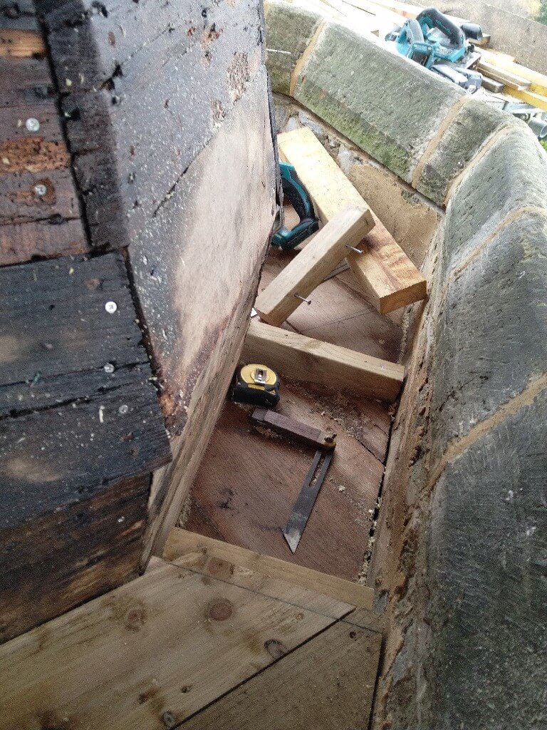Raising the Turret Gutter