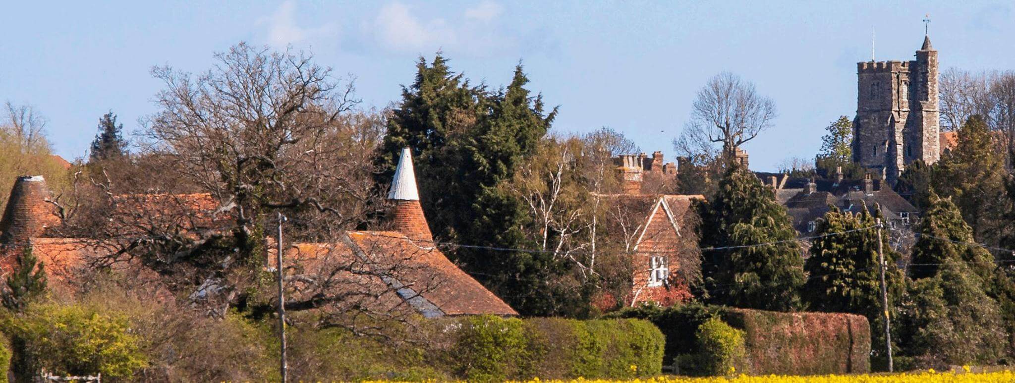 panoramic view of all saints church